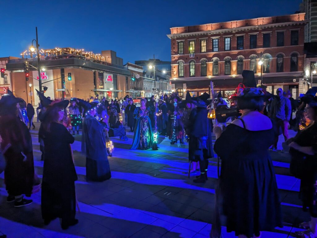 Kingston Witches Walk in Springer Market Square, October 5, 2024