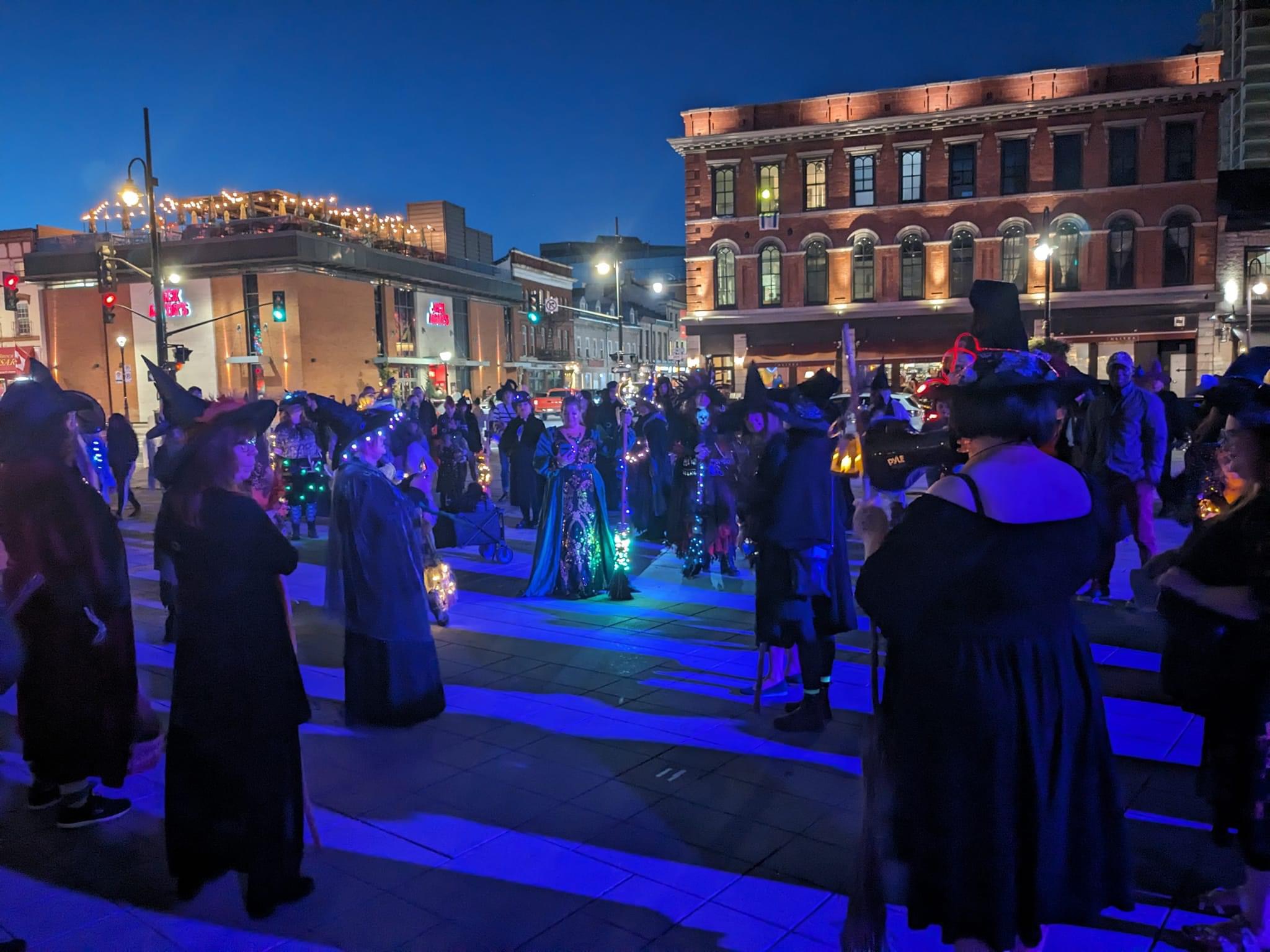 Kingston Witches Walk in Springer Market Square, October 5, 2024