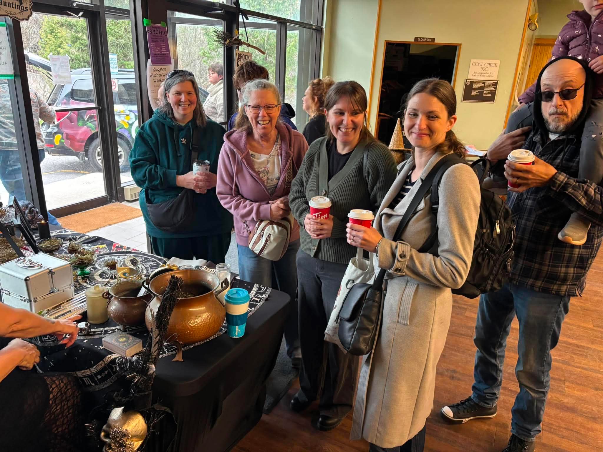 Eager witches arriving at the Spring Witch Market - May 2, 2026